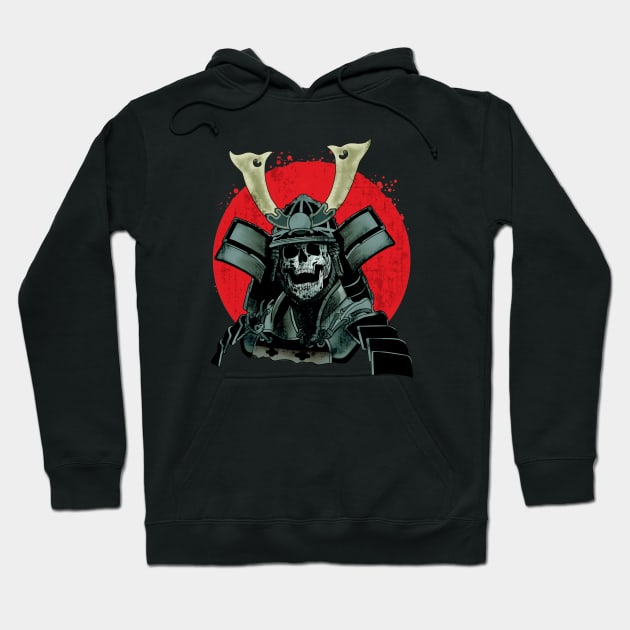 Skull Samurai 2 Hoodie by pilipsjanuariusDesign